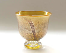 画像をギャラリービューアに読み込む, 薩摩吹きガラス 宮澤裕明 銀箔金彩盃