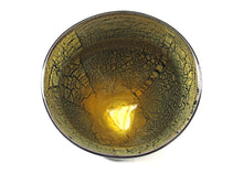 画像をギャラリービューアに読み込む, ガラス黒薩摩 宮澤裕明 桜島灰銀箔金彩フリーカップ