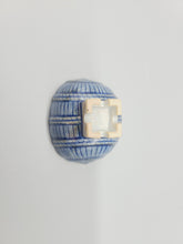 画像をギャラリービューアに読み込む, 京焼・清水焼 叶松谷 呉須地俵形金箔散盃