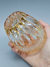 將圖片載入圖庫檢視器 江戸切子 鍋谷總 ロックグラス向日葵(黄)