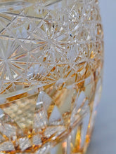 將圖片載入圖庫檢視器 江戸切子 鍋谷總 ロックグラス向日葵(黄)