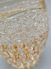 將圖片載入圖庫檢視器 江戸切子 鍋谷總 ロックグラス蓮華(黄)