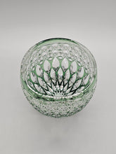 將圖片載入圖庫檢視器 江戸切子 鍋谷總 ロックグラス蓮華(緑)