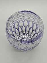 將圖片載入圖庫檢視器 江戸切子 鍋谷總 ロックグラス蓮華(紫)