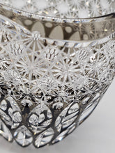 将图片加载到图库查看器,江戸切子 鍋谷總 ロックグラス蓮華(青墨)