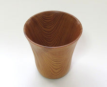 画像をギャラリービューアに読み込む, 屋久杉 三代目原款亮 樹齢千年の年輪を触れて味わう浮造り湯呑