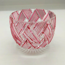 将图片加载到图库查看器,江戸切子 青山弥生 ぐい呑 織織単衣 ピンク