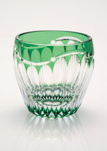 画像をギャラリービューアに読み込む, 江戸切子 鍋谷總 ぐい呑蕾 緑