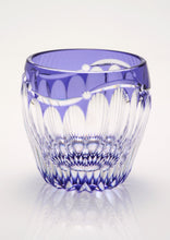 画像をギャラリービューアに読み込む, 江戸切子 鍋谷總 ぐい呑蕾 紫