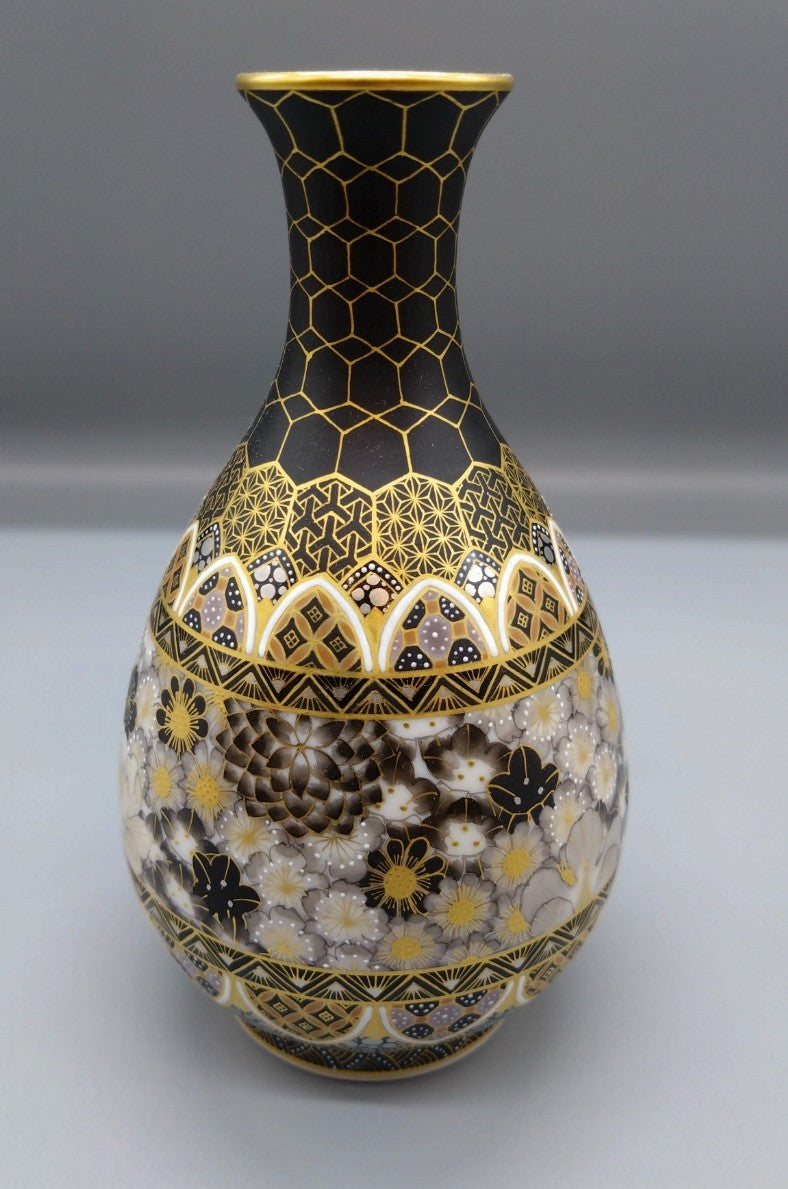 京焼 新川砂山 金彩細密画半酒器 – SEIKADO