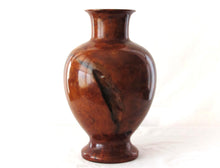 画像をギャラリービューアに読み込む, 屋久杉 現代の名工・二代目原款亮 漆仕上げ壺(花生)
