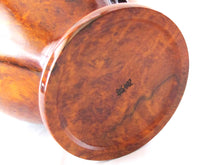 画像をギャラリービューアに読み込む, 屋久杉 現代の名工・二代目原款亮 漆仕上げ壺(花生)