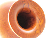 画像をギャラリービューアに読み込む, 屋久杉 現代の名工・二代目原款亮 壺(花生)うずら杢