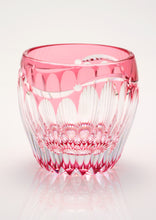 将图片加载到图库查看器,江戸切子 鍋谷總 ぐい呑蕾 金赤