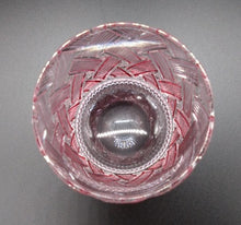 將圖片載入圖庫檢視器 江戸切子 青山弥生 ロックグラス 織織 ピンク