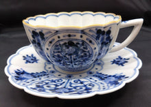 画像をギャラリービューアに読み込む, 九谷焼 山本長左 吉祥文カップ&ソーサー