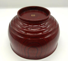 画像をギャラリービューアに読み込む, 山中塗 三ッ入れ子椀 蓋付 茜すり/神代すり