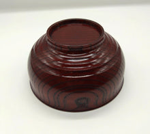 画像をギャラリービューアに読み込む, 山中塗 三ッ入れ子椀 蓋付 茜すり/神代すり