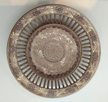 将图片加载到图库查看器,京焼・清水焼 森里陶楽 紫彩華紋透向付