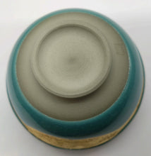 將圖片載入圖庫檢視器 京焼・清水焼 岡山高大 貫入金彩抹茶碗 ブルー