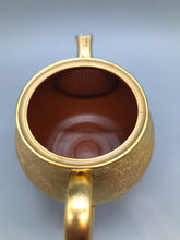 画像をギャラリービューアに読み込む, 常滑焼 昭龍 金彩網目後手急須 セラメッシュ茶こし 250cc 木箱入