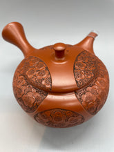 画像をギャラリービューアに読み込む, 常滑焼 舜園 梅彫急須 陶製茶こし 木箱入