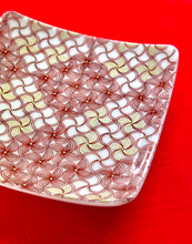 画像をギャラリービューアに読み込む, 有田焼 香仁 赤絵細描角皿揃(6客セット)