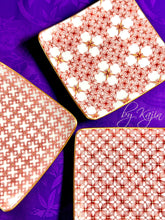 画像をギャラリービューアに読み込む, 有田焼 香仁 赤絵細描角皿揃(6客セット)