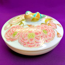 画像をギャラリービューアに読み込む, 有田焼 香仁 八重桜とオシドリのボンボニエール