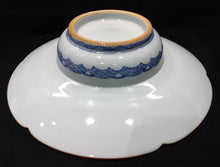 将图片加载到图库查看器,北村宗善 染付輪花桜紋尺二.五寸リム皿(箱なし)