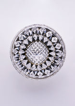 将图片加载到图库查看器,江戸切子 鍋谷總 ロックグラス向日葵(青墨)