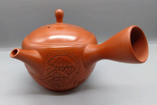 画像をギャラリービューアに読み込む, 常滑焼 玉龍 12号清月彫吉祥波急須
