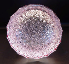 将图片加载到图库查看器,江戸切子 青山弥生 ロックグラス ソーダ ピンク