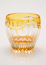 将图片加载到图库查看器,江戸切子 鍋谷總 ぐい呑蕾 黄