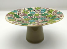 画像をギャラリービューアに読み込む, 香仁 青紅葉とアケビの花高台小皿