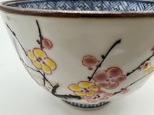 Load image into Gallery viewer, 京焼・清水焼 山本壹楽(壹楽窯) 彩花鳥お茶呑茶碗