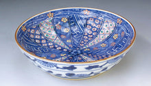 画像をギャラリービューアに読み込む, 京焼・清水焼 高野昭阿弥 色絵割古紋五.五寸鉢