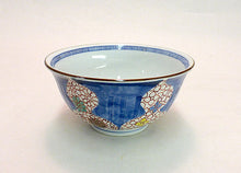 Load image into Gallery viewer, 京焼・清水焼 加藤雲泉(雲泉窯) 青地六瓢飯茶碗