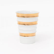 将图片加载到图库查看器,京焼・清水焼 SIONE ミニカップ : 金帯