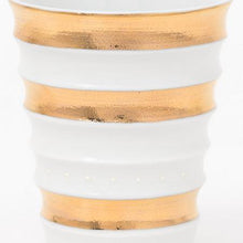 将图片加载到图库查看器,京焼・清水焼 SIONE ミニカップ : 金帯