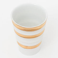 将图片加载到图库查看器,京焼・清水焼 SIONE ミニカップ : 金帯