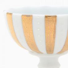 将图片加载到图库查看器,京焼・清水焼 SIONE 豆杯:ストライプ