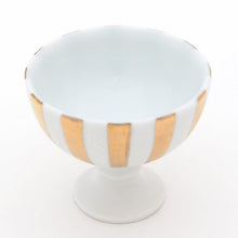 将图片加载到图库查看器,京焼・清水焼 SIONE 豆杯:ストライプ