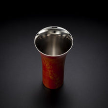 画像をギャラリービューアに読み込む, 山中塗 漆磨 白檀 シングルカップL 黒×赤セット
