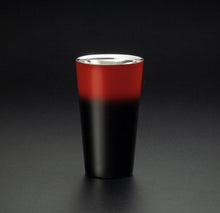 画像をギャラリービューアに読み込む, 山中塗 漆磨 彩 ストレートカップ 黒(二重構造)