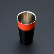 画像をギャラリービューアに読み込む, 山中塗 漆磨 彩 ストレートカップ 黒(二重構造)