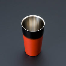 画像をギャラリービューアに読み込む, 山中塗 漆磨 彩 ストレートカップ 赤(二重構造)