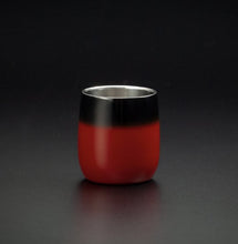 画像をギャラリービューアに読み込む, 山中塗 漆磨 彩 ダルマカップ 赤(二重構造)