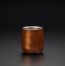 画像をギャラリービューアに読み込む, 山中塗 漆磨 白檀 ダルマカップ 赤(二重構造)