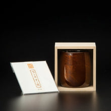 画像をギャラリービューアに読み込む, 山中塗 漆磨 白檀 ダルマカップ 赤(二重構造)